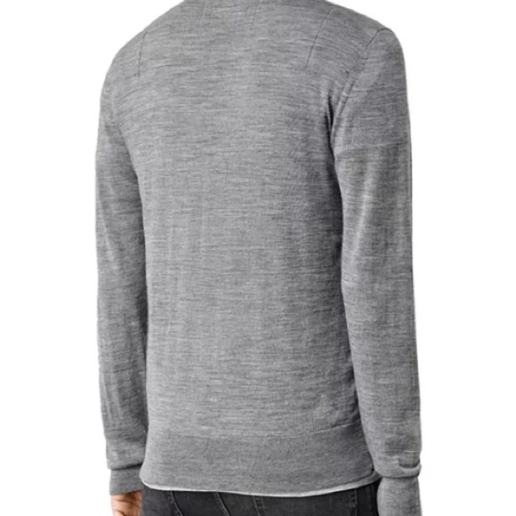 AllSaints Mode 100% Merino Crewneck Mens Sweater Size XXL NWOT - Picture 3 of 8